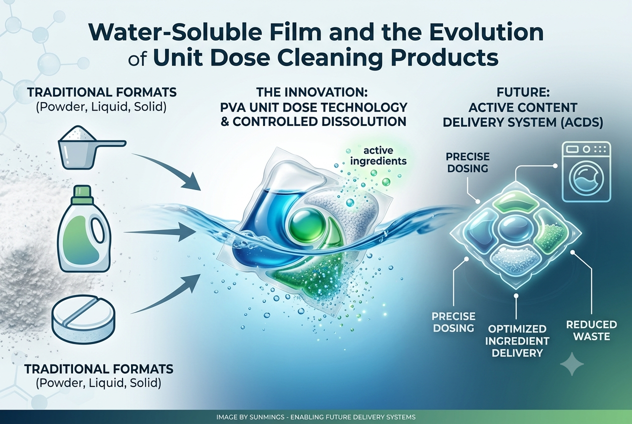 The Global Market Trend of Water-Soluble Film Based Cleaning Products